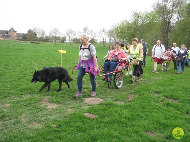 randonnée sportive avec joëlettes, Eghezée, 2014